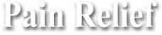 pain relief supplements