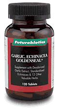 Garlic-Echinacea-Goldenseal 120 tabs from FUTUREBIOTICS