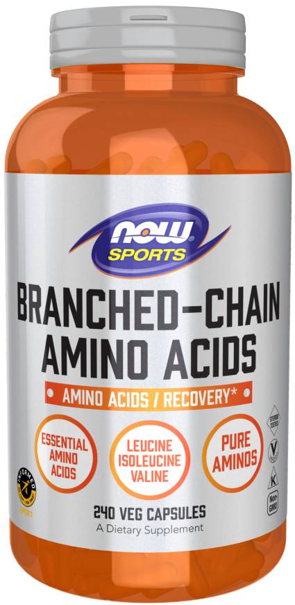 NOW: Branched Chain Amino Acids (BCAA) 800mg 240 Caps