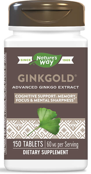 NATURE'S WAY: Ginkgold Bonus 100+50 tabs