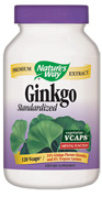 NATURE'S WAY: Ginkgo Standardized Extract 120 CAPVEGI