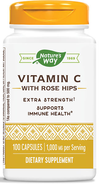 NATURE'S WAY: Vit C 1000 With Rose Hips 250 caps