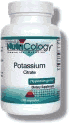 Potassium Citrate 99mg 120 caps from NUTRICOLOGY/ALLERGY RESEARCH GROUP