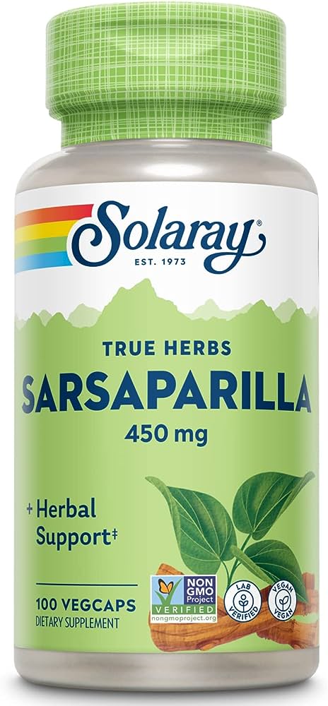 Solaray: Sarsaparilla Root 100ct 450mg