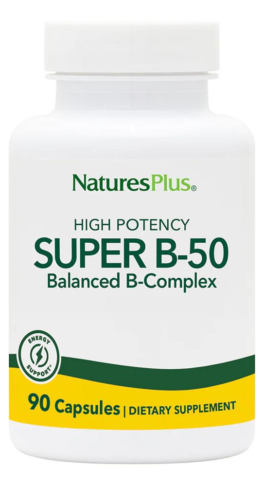 Natures Plus: SUPER B-50 VEGICAPS 90 90 ct