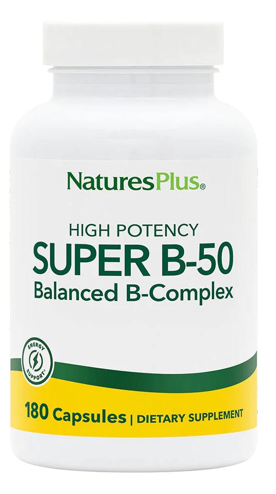 Natures Plus: SUPER B-50 VEGICAPS 180 180 ct