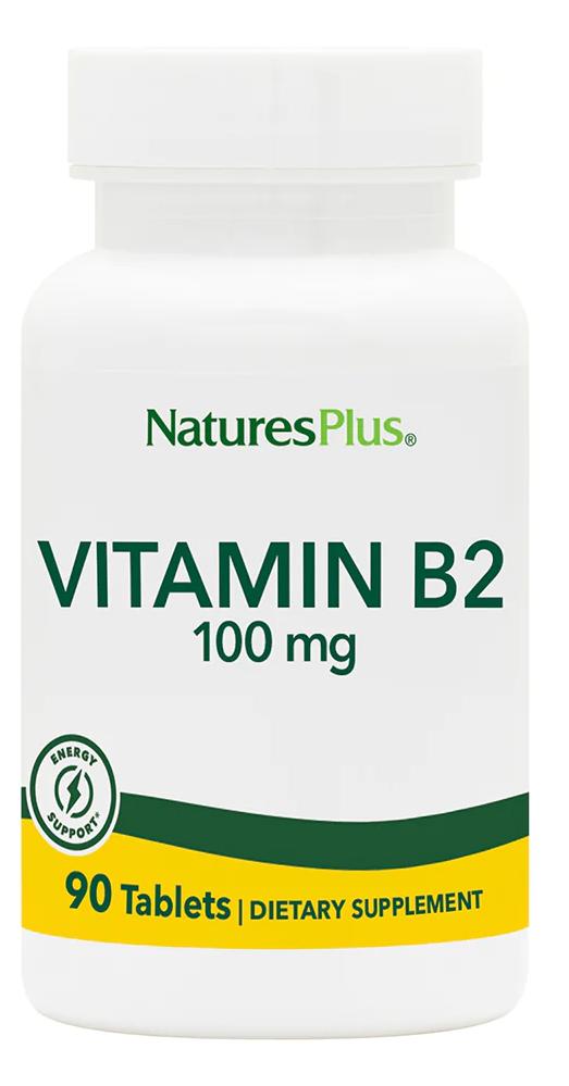 Natures Plus: VITAMIN B-2 100 MG 90 90 ct