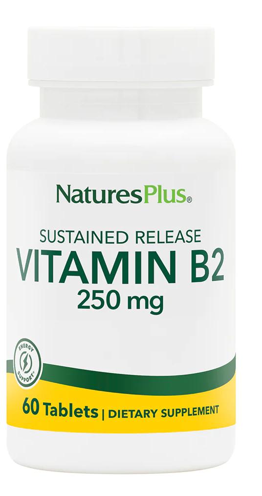 Natures Plus: VITAMIN B-2 250 MG S R 60 60 ct