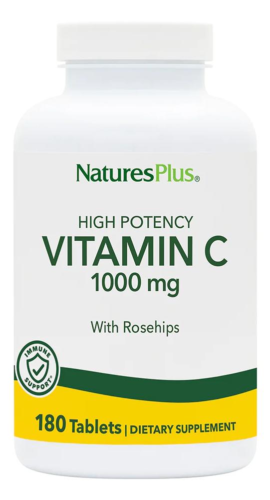 Natures Plus: VITAMIN C 1000 MG With ROSE HIPS 180 180 ct