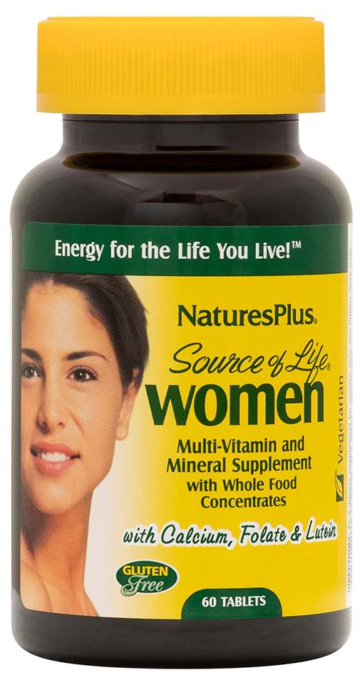 Natures Plus: SOURCE OF LIFE WOMEN'S MULTI-VITAMIN 60 60 ct