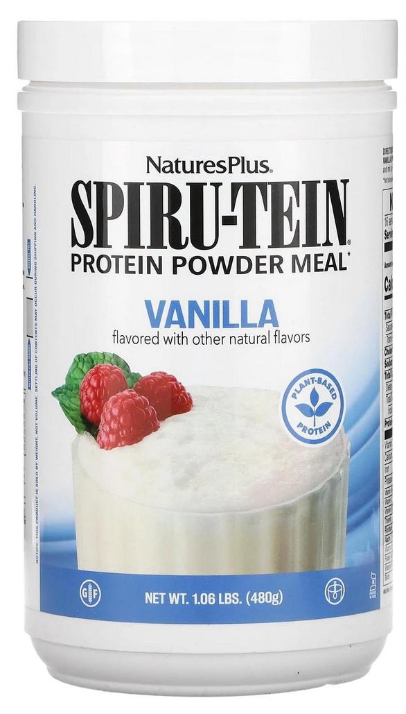 Natures Plus: VANILLA SPIRUTEIN SHAKE 1.2 LB 1.2 lb