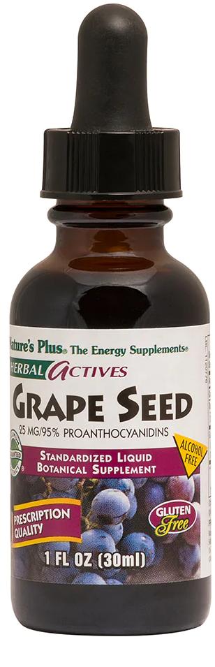 Natures Plus: LIQUID GRAPE SEED 25 MG 1 OZ. 0 ct