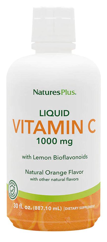Natures Plus: Vitamin C Liquid Orange 30 oz.