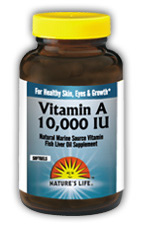 Vitamin A 10,000 IU 250ct from Natures Life