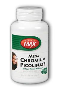 Mega Chromium Picolinate 12 Hour Timed-Release 100ct from NaturalMax