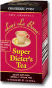 Laci Le Beau Super Dieter's Tea Cranberry Twist 30 bags from NATROL