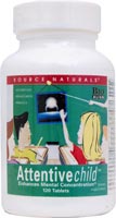 Attentive Child 30 Tabs from SOURCE NATURALS