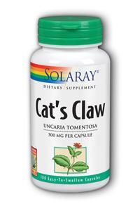 Cat's Claw Bark 100ct 540mg from Solaray