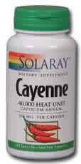 Cayenne 100ct 515mg from Solaray