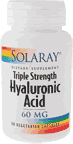 Triple Strength Hyaluronic Acid 30ct 60mg from Solaray