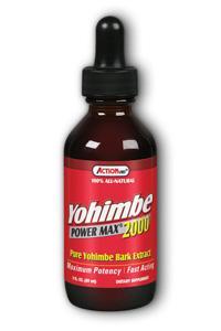 Yohimbe Power Max 2000 (Pure Yohimbe Bark Extract) 2oz from Action Labs
