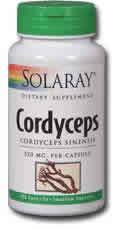 Cordyceps 100ct 520mg from Solaray