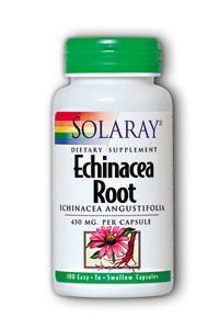 Echinacea angustifolia Root 100ct 450mg from Solaray
