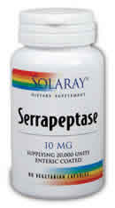 Serrapeptase 90ct - 20,000 Units from Solaray