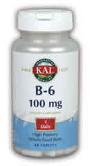 B-6 100mg 60ct 100mg from Kal