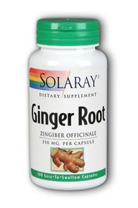 Ginger Root 100ct 550mg from Solaray