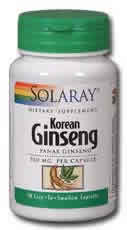 Ginseng Root--Korean 50ct 550mg from Solaray