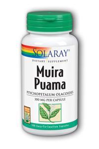 Muira Puama Root 100ct 300mg from Solaray