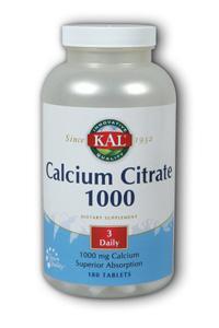 Calcium Citrate 1000mg 180ct from Kal
