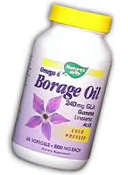 Borage Oil 1000mg 30 softgels from NATURE'S WAY