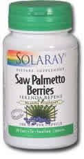 Saw Palmetto Berries 50ct 580mg from Solaray