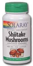 Shiitake Mushroom 100ct 600mg from Solaray