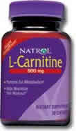 L-Carnitine 500mg 30 caps from NATROL