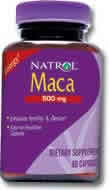 Maca Root 500mg 60 caps from NATROL