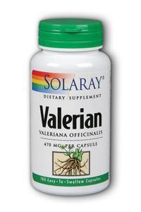 Valerian Root 100ct 470mg from Solaray