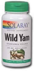 Wild Yam Root 100ct 400mg from Solaray