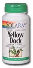 Yellow Dock 100ct 500mg from Solaray