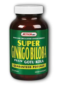 Super Ginkgo Biloba Plus 100ct from Action Labs