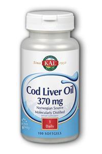 Cod Liver Oil 100ct  Softgel from KAL
