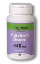 Butcher's Broom 440mg 60ct 440mg from Thompson Nutritional