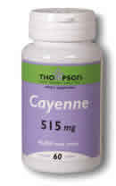 Cayenne 515mg 60ct 515mg from Thompson Nutritional
