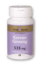 Korean Ginseng extract 30ct 535mg from Thompson Nutritional
