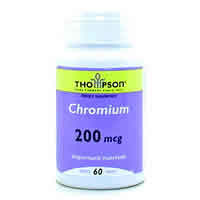GTF Chromium 200mcg 60ct 200mcg from Thompson Nutritional
