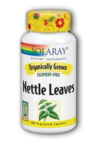 Organic Nettle Leaves 100ct 450mg from Solaray