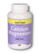 Cal Mag with Zinc 180ct from Thompson Nutritional