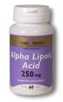 Alpha Lipoic Acid 250mg 60ct 250mg from Thompson Nutritional